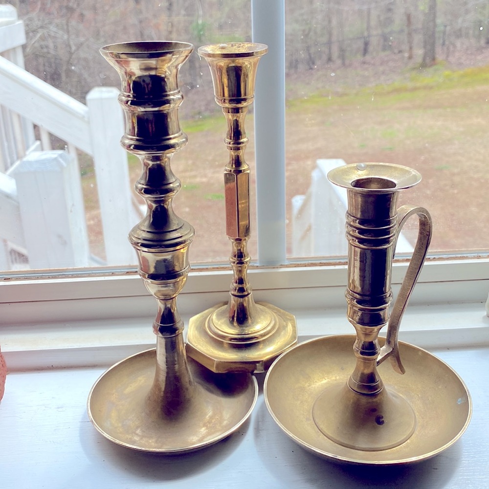 Original Brass Candlesticks